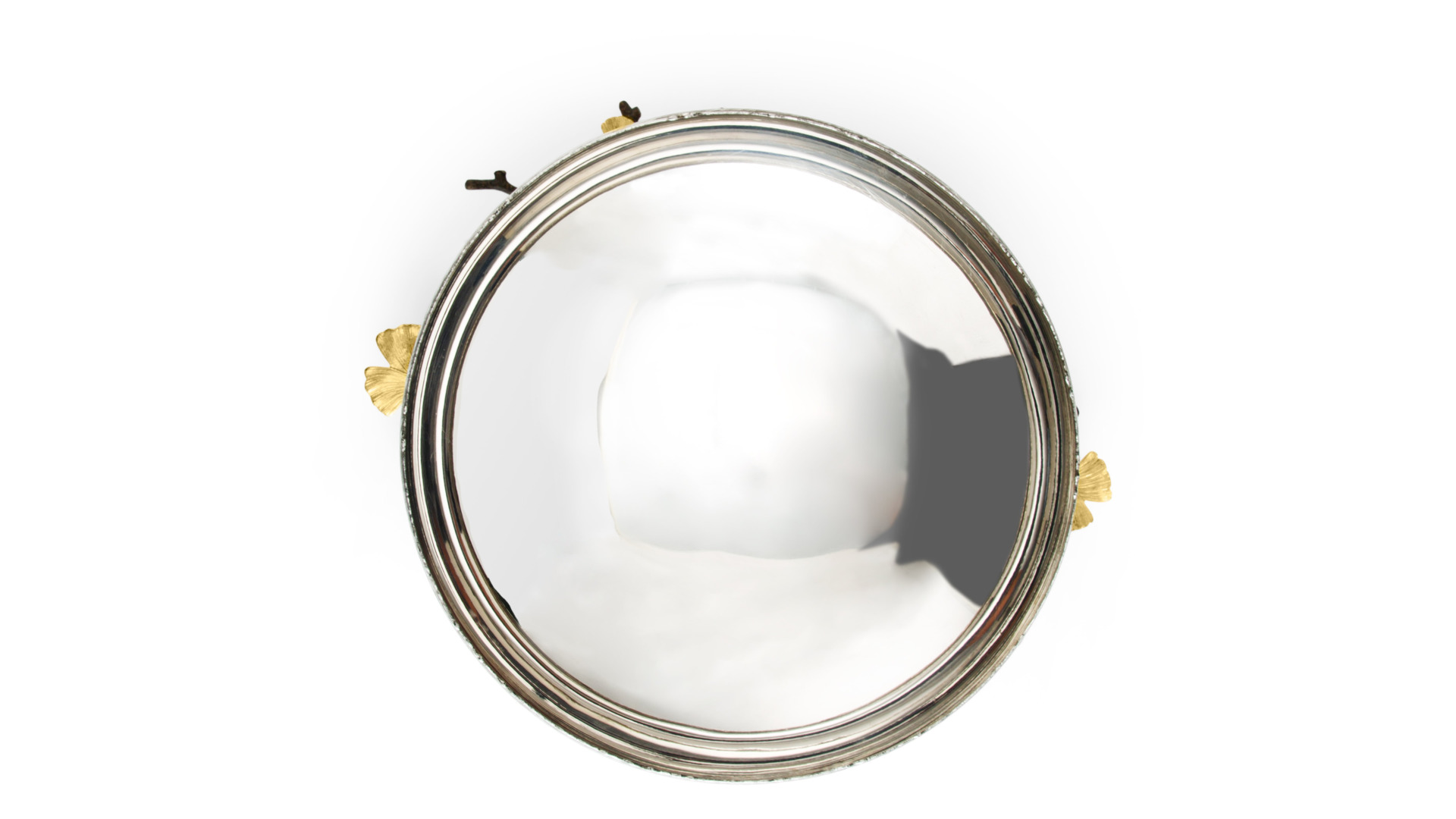 10671724 Michael Aram Чаша на ножке Michael Aram Бабочка гинкго 33см, сталь нержавеющая Сталь нержавеющая  - Вид №3