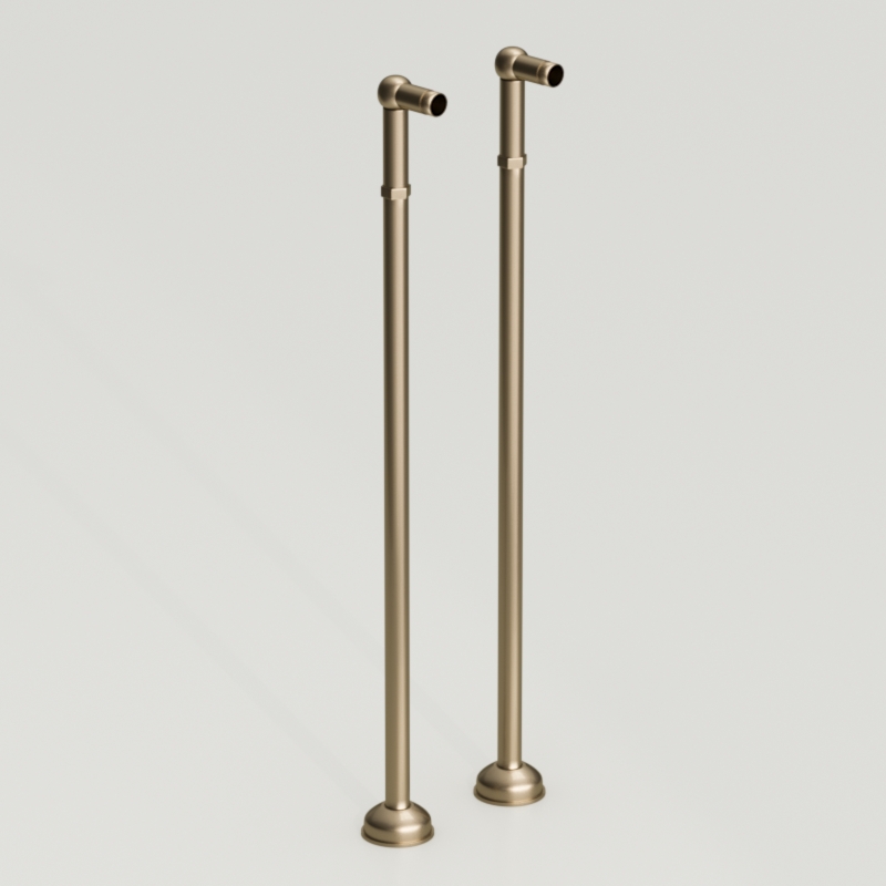 739593 Ножки для смесителя 80 см для напольного монтажа, цвет Бронзовый Kerasan RETRO Италия 