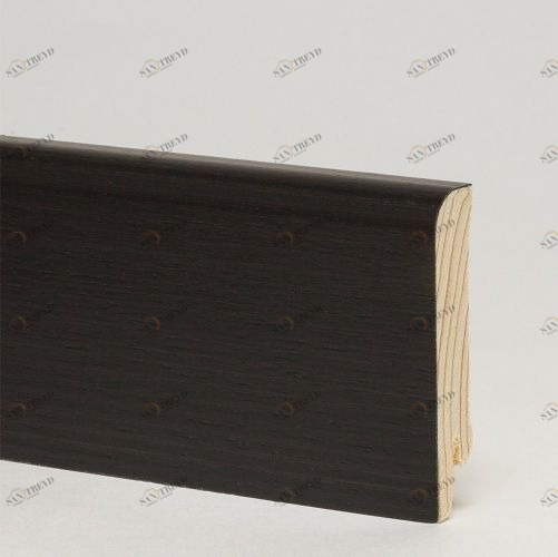 Плинтус Pedross Черный Шпонированный Прямой Дуб 2500х70 мм 1010000734