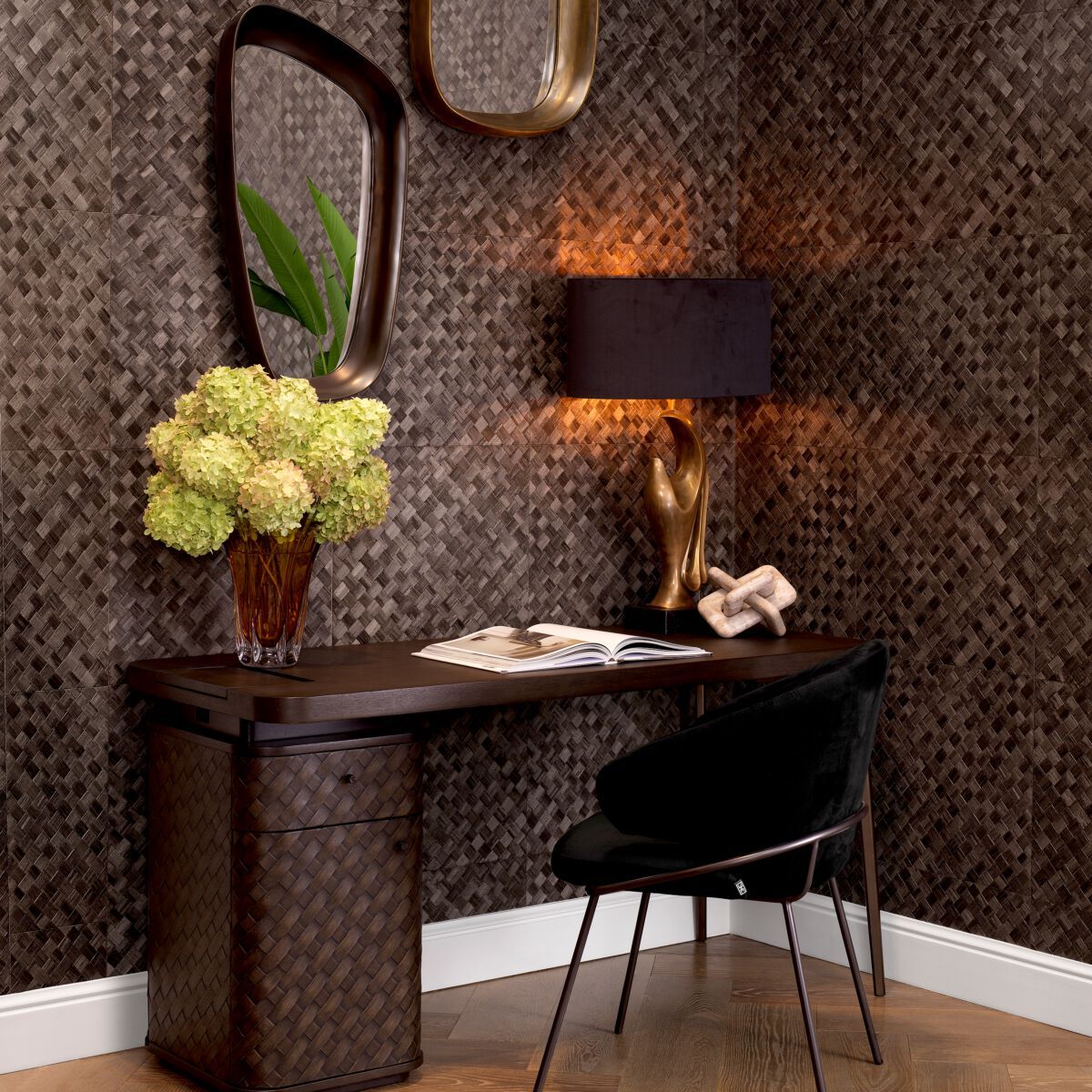 Деревянный письменный стол с ящиками Eichholtz FIJI ARCH-00062838 - Вид №1