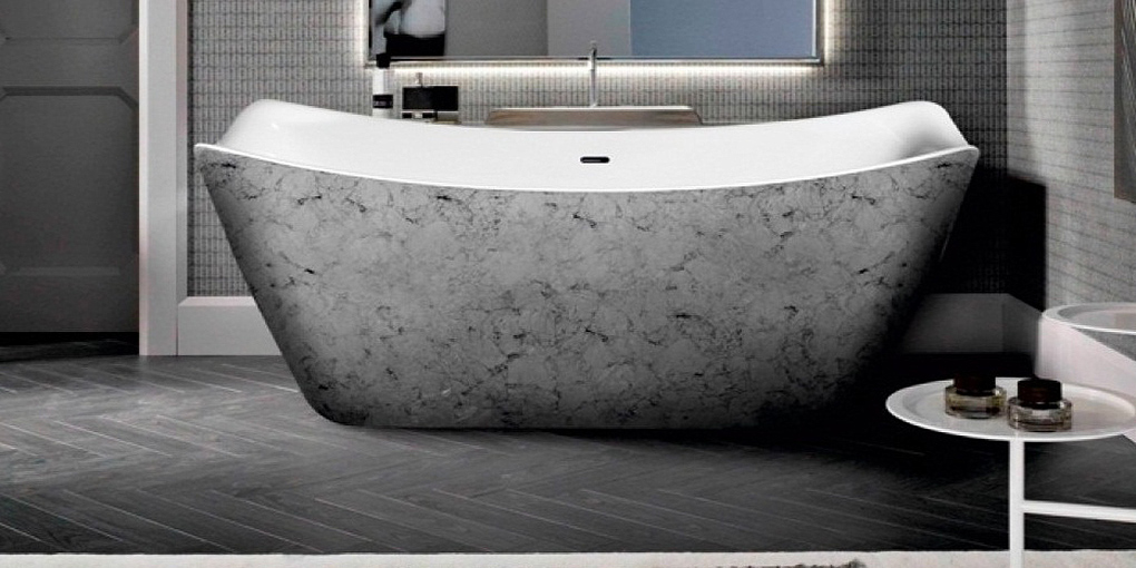 Ванна акриловая отдельностоящая Black Agate Lagard MEDA lgd-mda-ba - Вид №1