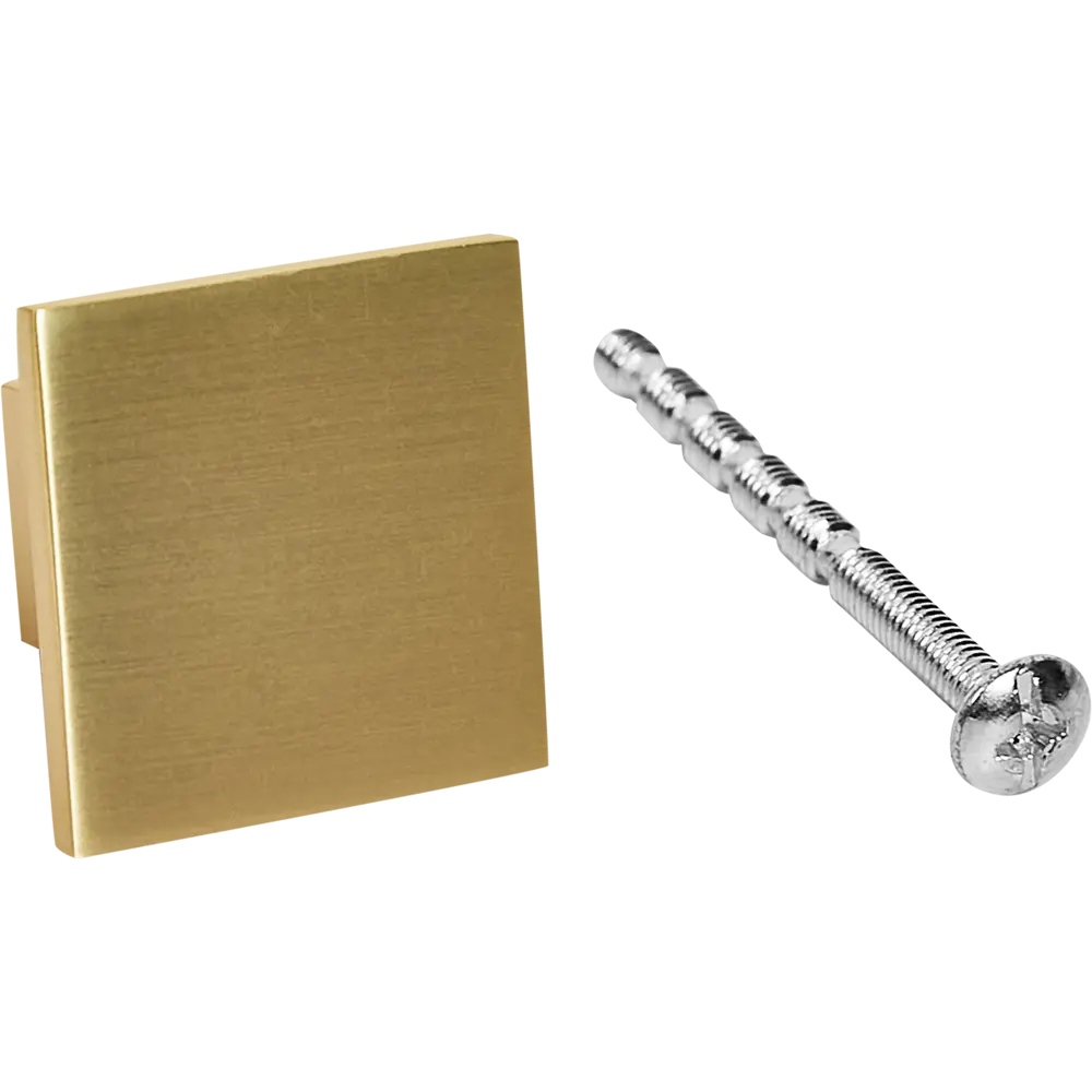 Ручка-кнопка INSPIRE золото матовое для шкафов Лион 87948322 STLM-1094126 - Вид №2