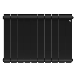 Биметаллический радиатор Royal Thermo Infinity 500/90, 10 секций, черный 89437325
