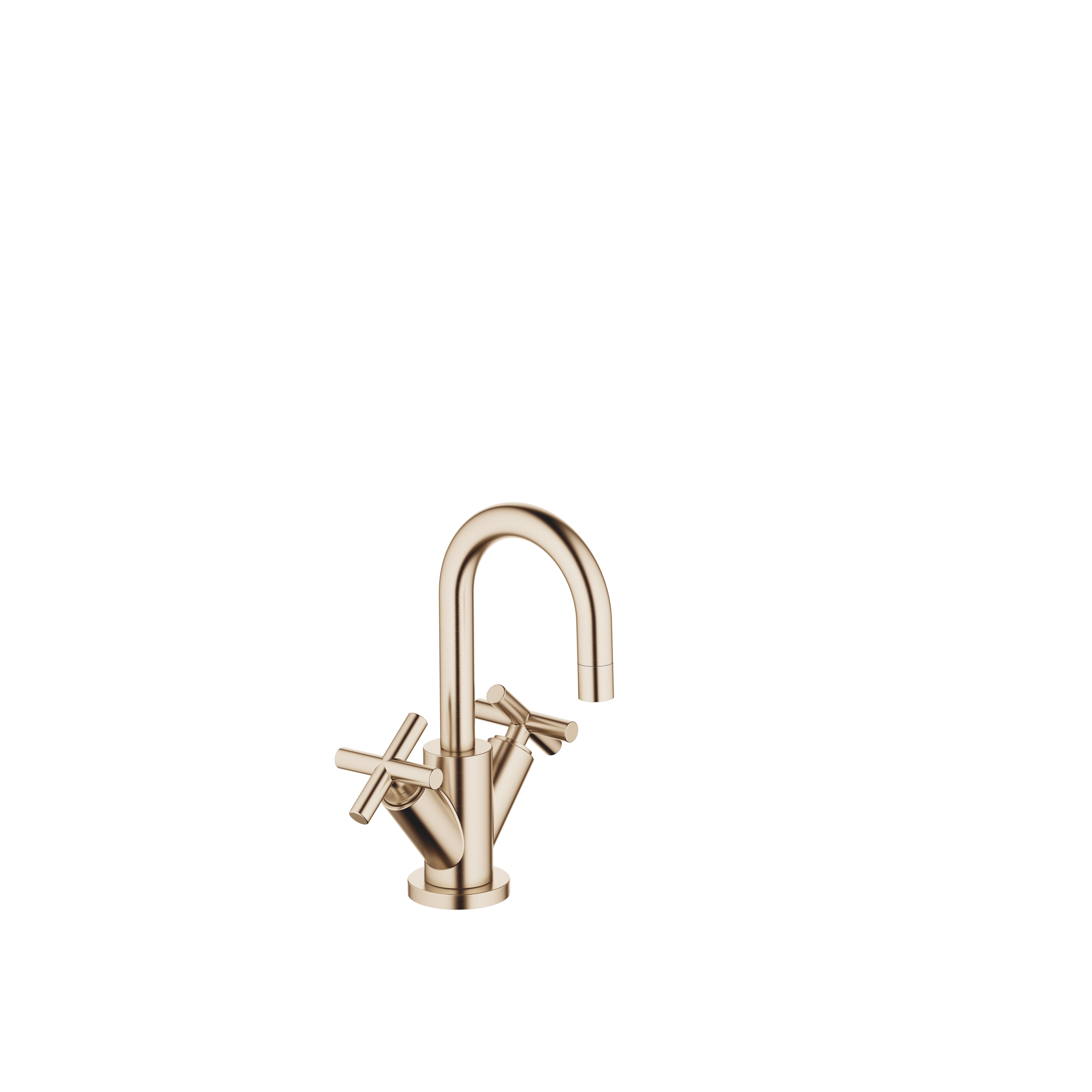 TARA Смеситель для раковины, на одно отверстие, со сливным клапаном - Brushed Champagne (22-каратное золото) 22302892-46 DornBracht