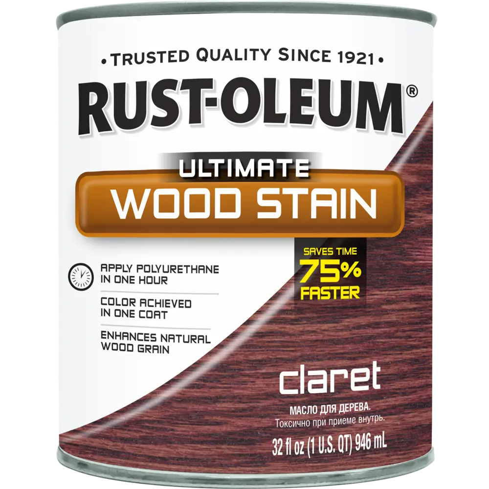 Масло тонирующее Ultimate цвет красное вино 0.946 л 82482330 STLM-2107706 RUST-OLEUM  - Вид №1