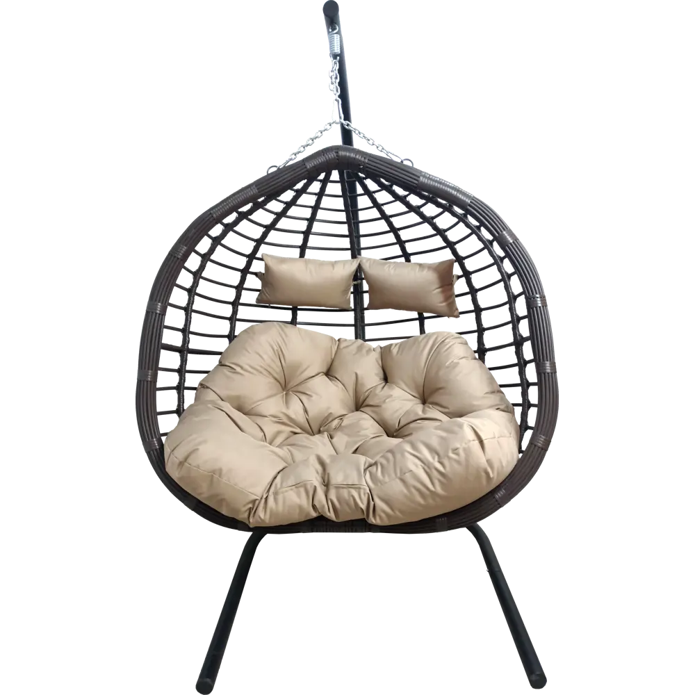 Santreyd Siesta Tubo: подвесное кресло для двоих в стиле эко-ротанга 84011371 SI015 STLM-0046154 - Вид №2