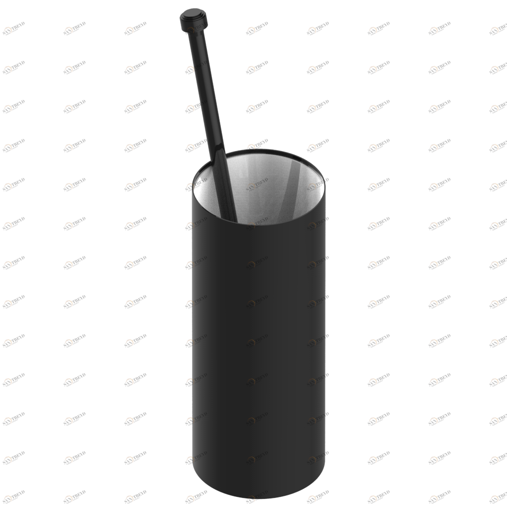 A7E-4700 Стакан напольный и щётка для унитаза Thg-paris Capucine зелёный с платиновым декором Покрытие PVD бронза A7E-4700 CAT.F