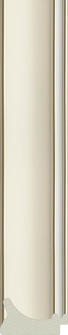 BY 7431 Зеркало в багетной раме - белый с серебром 60 mm EVOFORM Octagon - Вид №3