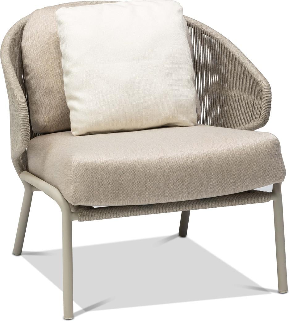 MNST317 1 мест. кресло кремень перец Manutti Radius