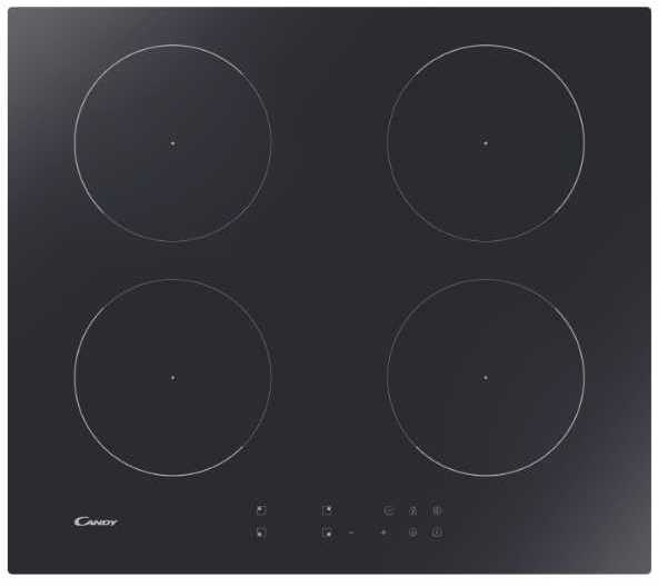 CJ2D46TKT Индукционная варочная панель шириной 60 см. 4 индукционных зоны нагрева. управление: сенсорное. booster. таймер (мульти). регулировка максимальной мощности подключения 2,5 - 7,4 квт. блокировка управления. индикация остаточного тепла. 9 ступений Santreyd 