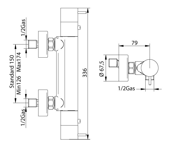 254420SNCO Смеситель Bandini Coco Santreyd - Вид №1