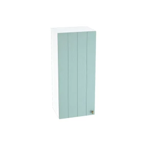 91889545 Навесной шкаф Шампань 40x92x31.80 см фасад синий МДФ каркас белый ЛДСП Kameol STLM-1329051