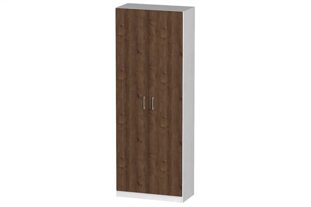 91368743 Шкаф распашной Furnistyle Лайф 80x215x40 см ЛДСП цвет светлое дерево/дуб коричневый табак STLM-1074847