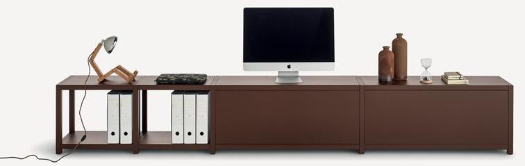 Fantin Модульный открытый книжный шкаф из металла Frame sun-id-1399913 - Вид №12