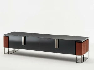 OAK Низкая лакированная тумба под ТВ Milano collection Sc5004-l