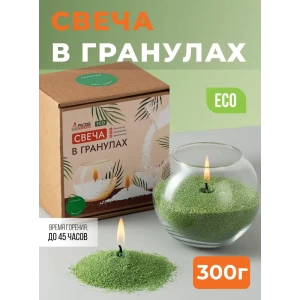 91545324 Свеча ароматическая насыпная Roscandles "Шар" цвет зеленый STLM-0828967