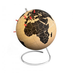 SK CORKGLOBE2 Малый пробковый глобус для путешественников Suck UK