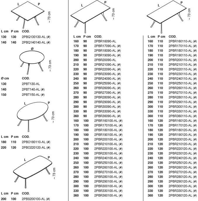 Caimi Brevetti Прямоугольный металлический стол Pegaso sun-id-1385495 - Вид №5