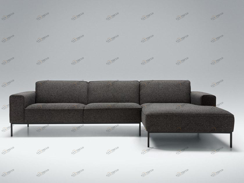 Sits 4-х местный модульный тканевый диван с шезлонгом Ville sun-id-1377928