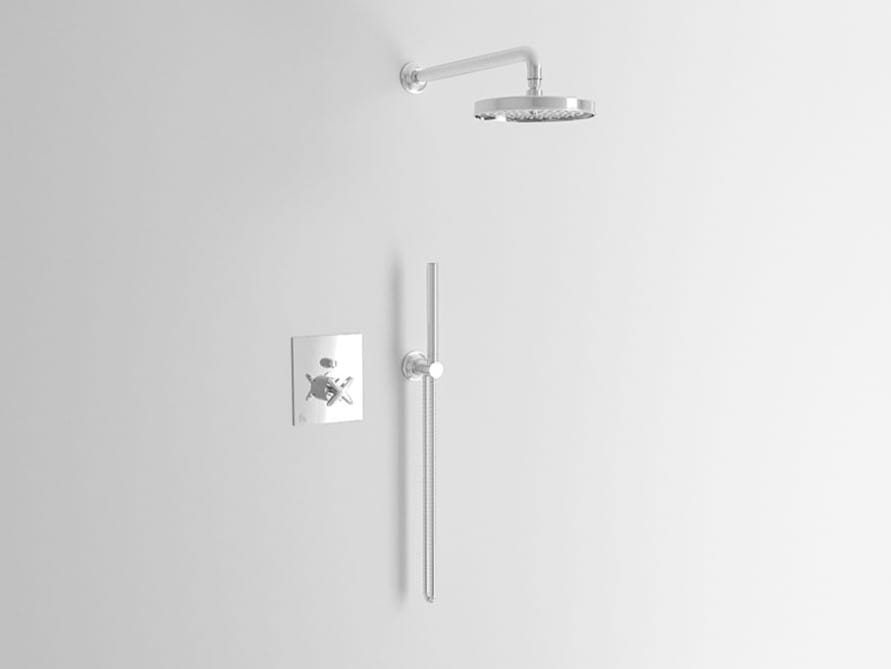 Однорычажный набор для душа с 3 отверстиями и переключателем Park Avenue Cross ARCH-00136135 - Вид №1