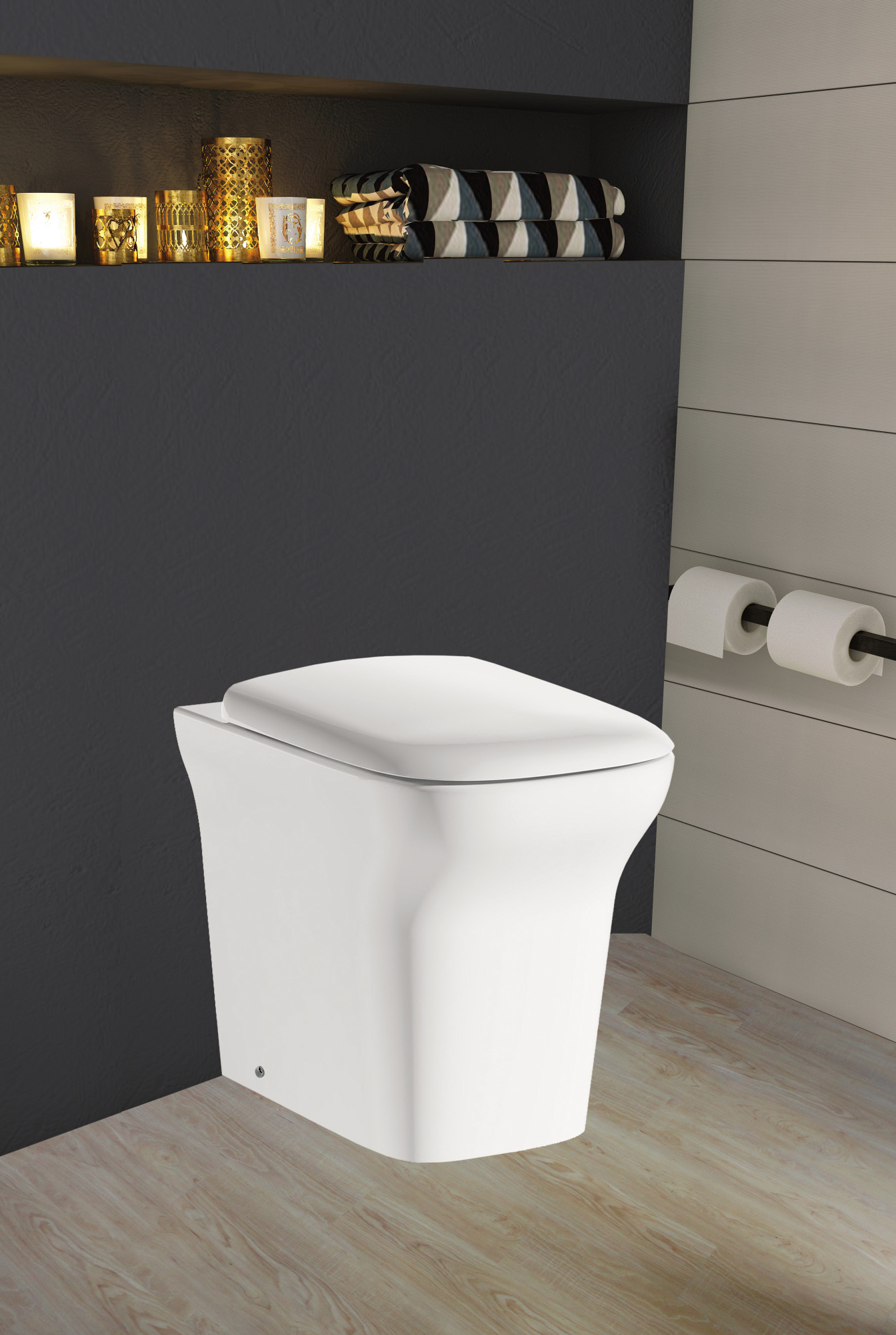 GR-PR3012 Приставной унитаз напольный Белый Grossman Classic Китай