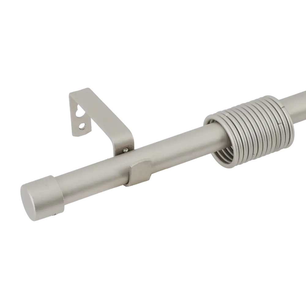 Карниз однорядный раздвижной 160-320 см металл цвет стальной ORBIS STLM-2199942