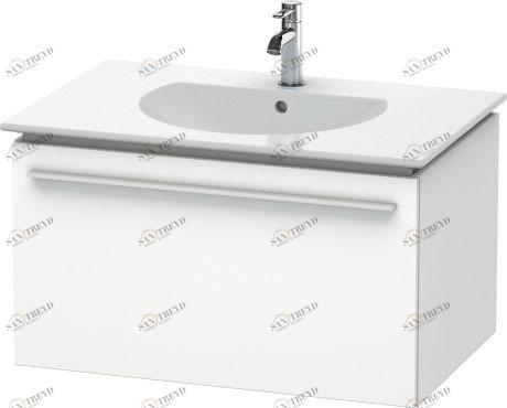 XL606201818 Тумбочка подвесная X-Large #XL6062 800 x 522 мм Белый матовый, декор Duravit