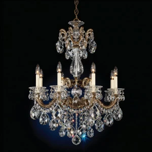 Люстра 5007-48 A от Schonbek серебряная SCHONBEK ДИЗАЙНЕРСКИЕ 246680 Серебряный