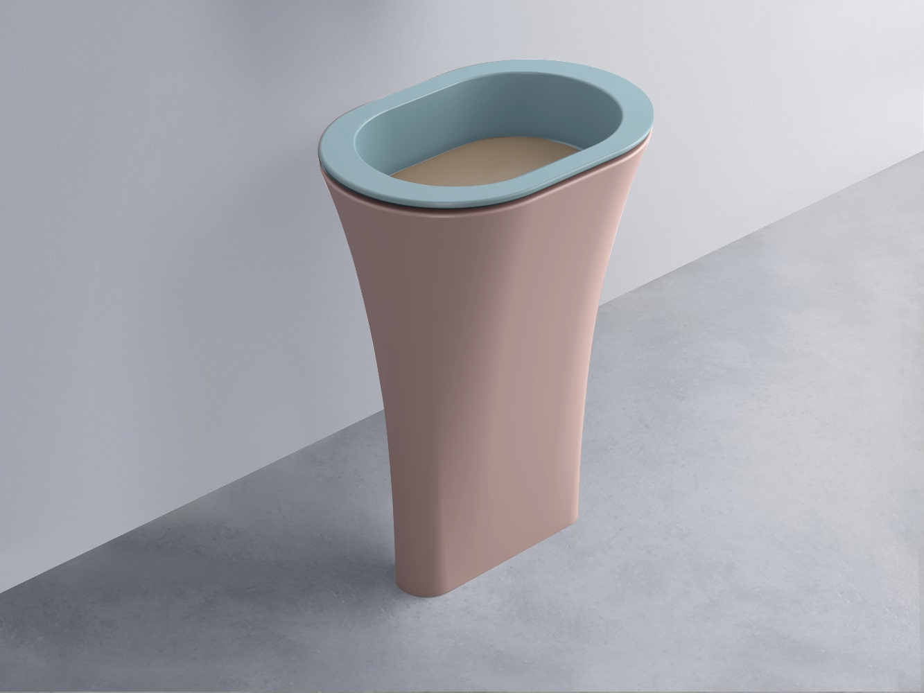 AMLA65-PL+AMPILO-AN+AMCOLO-CP Раковина Amedeo Ovale отдельностоящая cielo Enjoy + Amedeo Ceramica Cielo