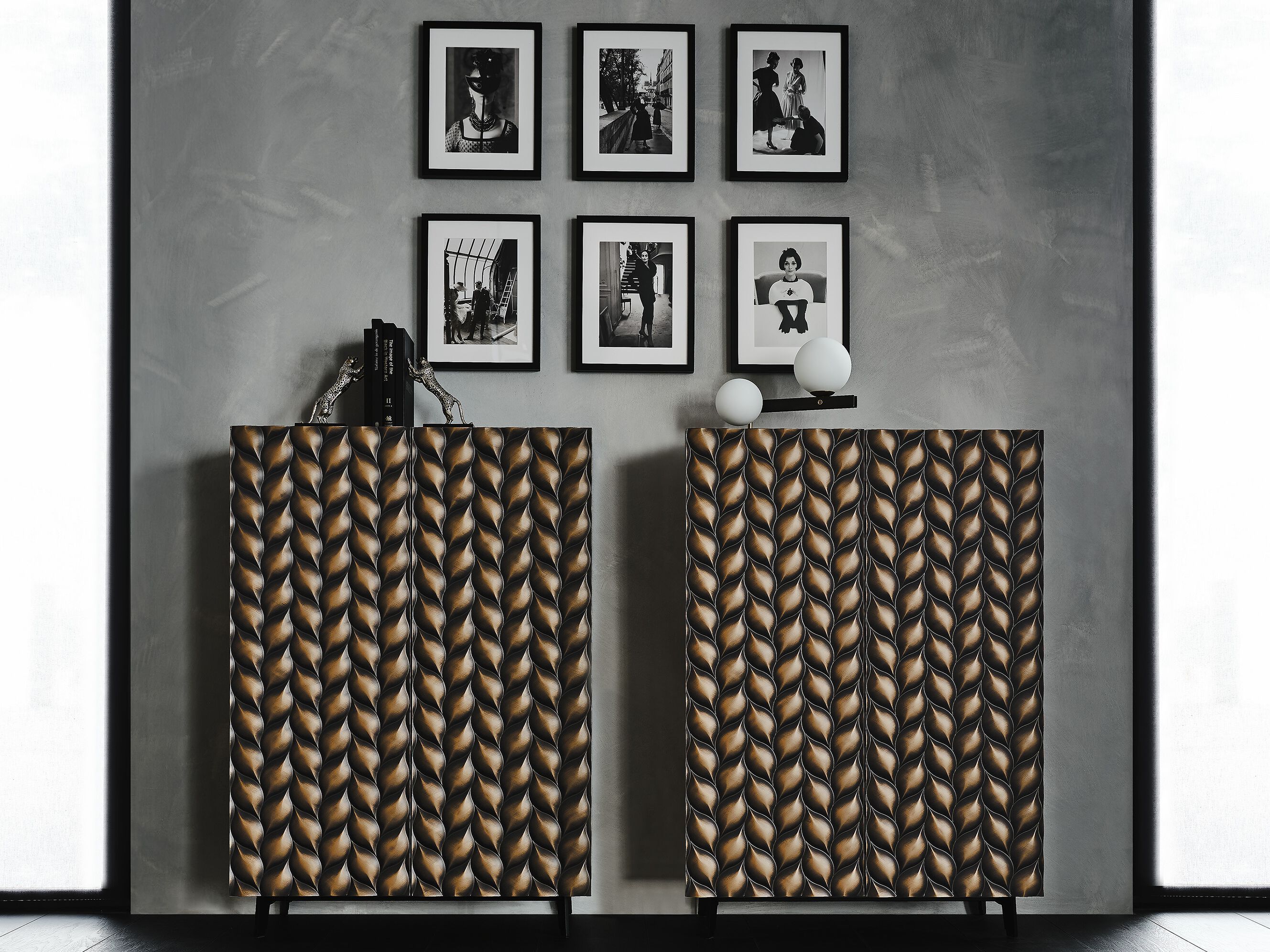 Деревянный шкаф с распашными дверцами Cattelan italia SPIGA ARCH-00122613