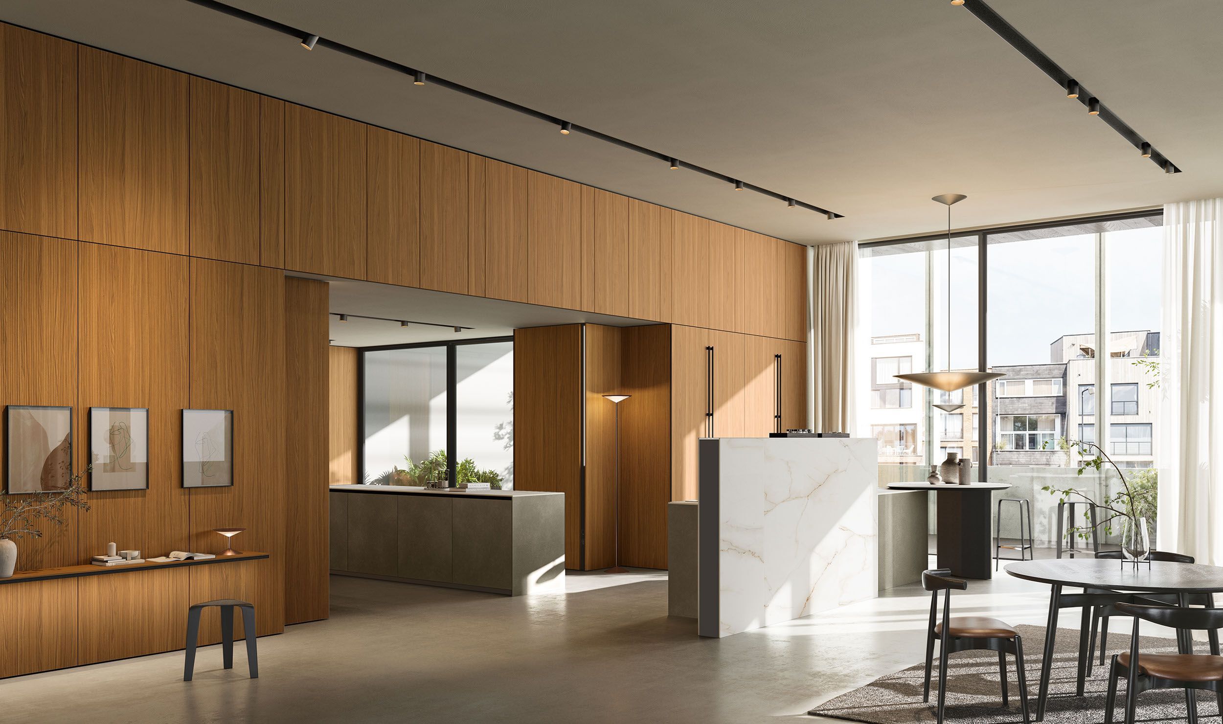 Кухня с островом Copatlife Life Projects ARCH-00072594 - Вид №9