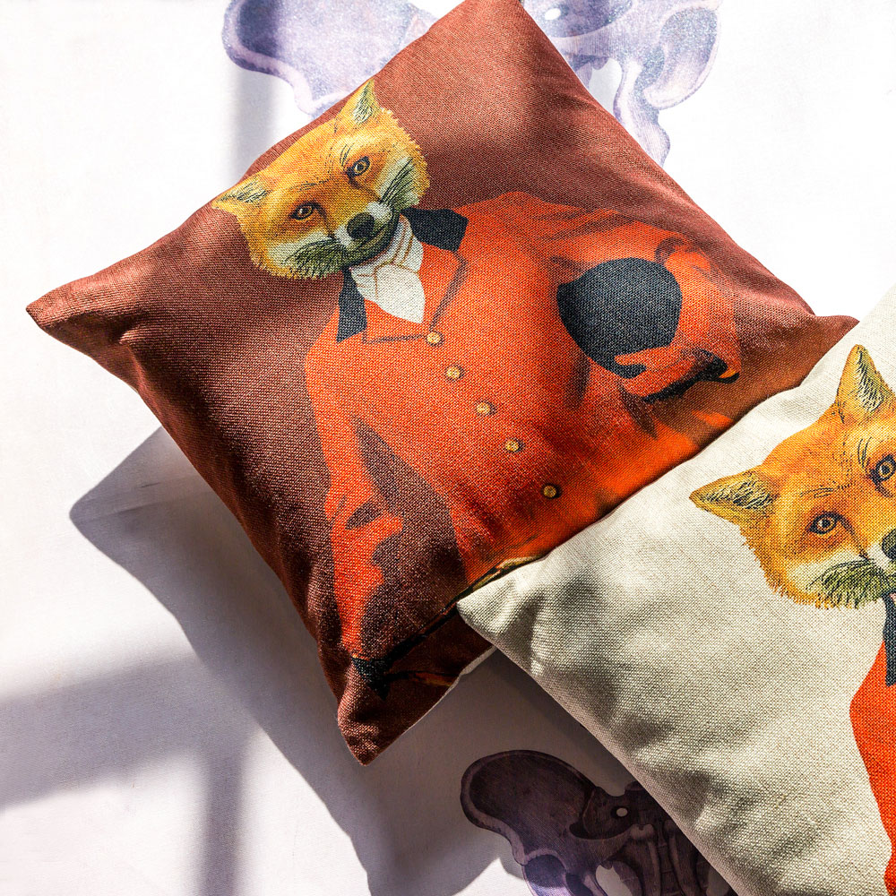 2719011 Декоративная подушка «Мистер Лис», версия Шоколад Object Desire  - Вид №1