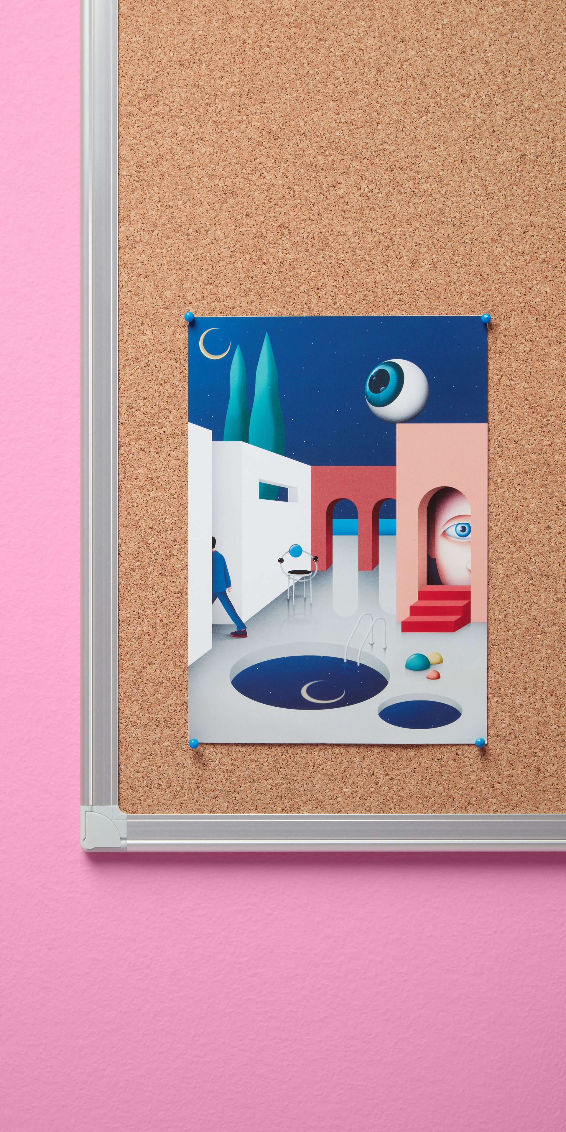 Пробковая доска объявлений Made Design Bacheca in sughero ARCH-00078742 - Вид №1