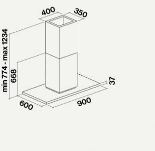 Falmec Островная вытяжка из нержавеющей стали Silence - nrs sun-id-1414014 - Вид №2