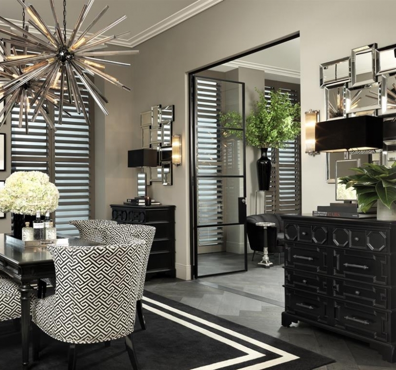 Комод с 4 ящиками черный Pickard от Eichholtz EICHHOLTZ ДИЗАЙНЕРСКИЕ, EICHOLTZ 060892 Черный  - Вид №2