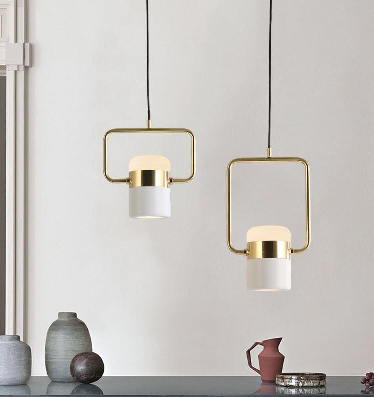 Светильник подвесной 24х16 см белый с золотом Delight Collection 9926P/1/gold DELIGHT COLLECTION ДИЗАЙНЕРСКИЕ 00-3882344 Белый;золото  - Вид №5