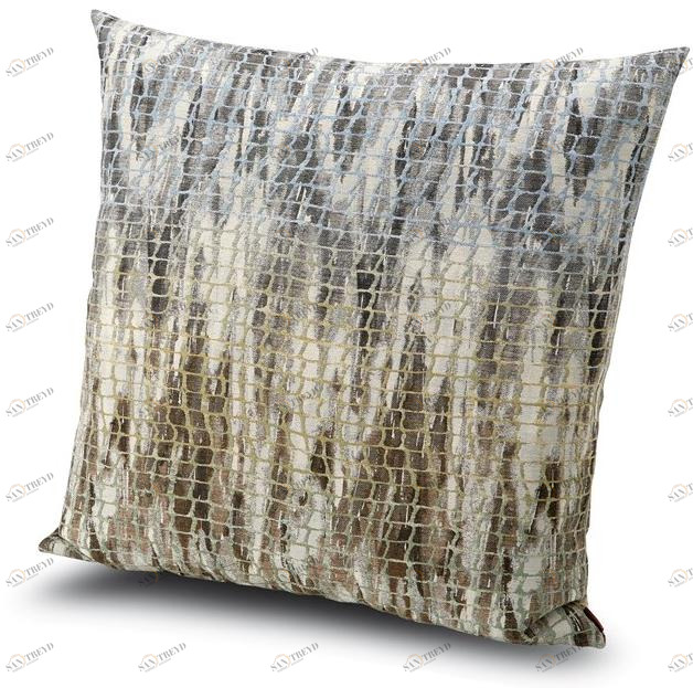 MissoniHome Подушка из жаккардовой ткани с сетчатым эффектом Terre sun-id-1354570