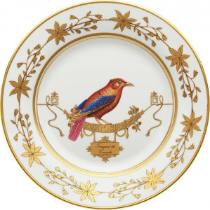 10647868 Richard Ginori Тарелка обеденная 26 см Volie're Tangara du Canada Фарфор