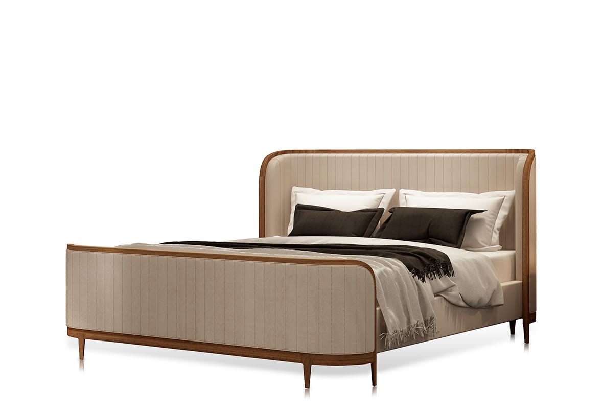 Спальня из дерева и кожи Mobi ARCH-00073556 - Вид №3