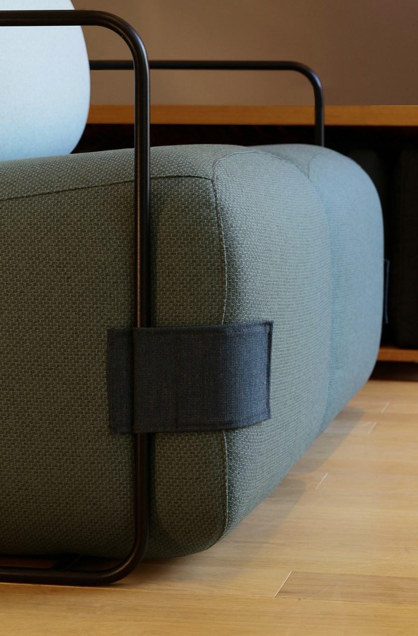 Marine Peyre Editions 2-местный диван из переработанной ткани Gabriel® sun-id-1383026 - Вид №4