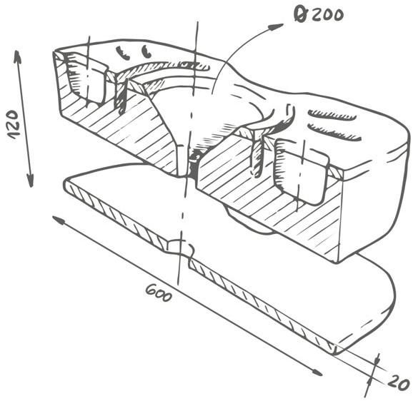 Manifattura Falomo Эргономичная шейная подушка из пеноматериала с эффектом памяти sun-id-1460132 - Вид №4