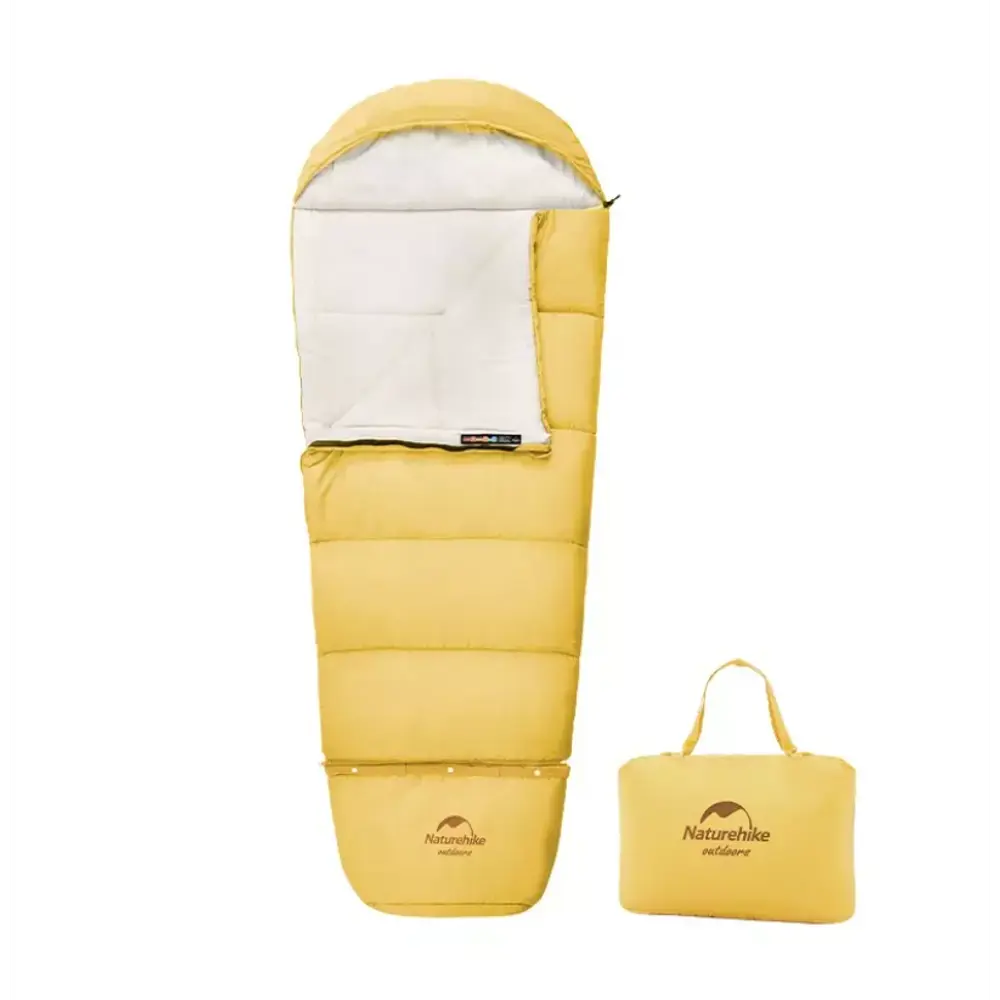 91459530 Спальный мешок Naturehike NH21MSD01-C300YE с весны по осень молния справа синий STLM-0960347