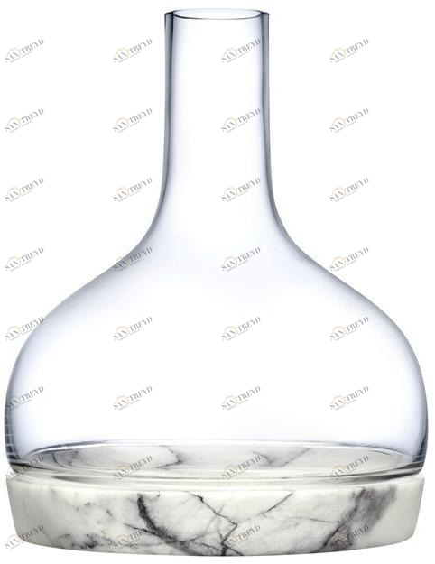 NUDE Хрустальный графин с мраморным основанием Chill sun-id-1496936