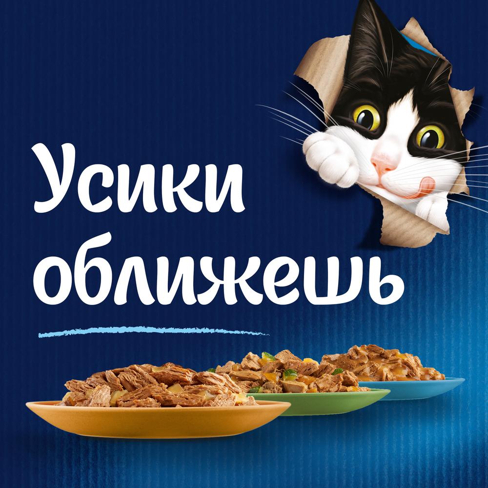 ПР0036732 Корм для кошек Аппетитные кусочки. Двойная вкуснятина с ягненком и курицей, в желе, пауч 85 г FELIX  - Вид №2