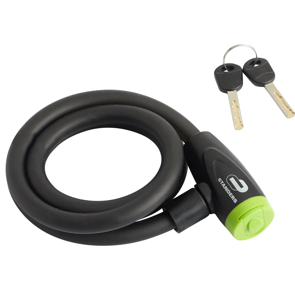 Велосипедный замок Standers с защитным тросом 12 мм 82247316 STLM-0023069 - Вид №1
