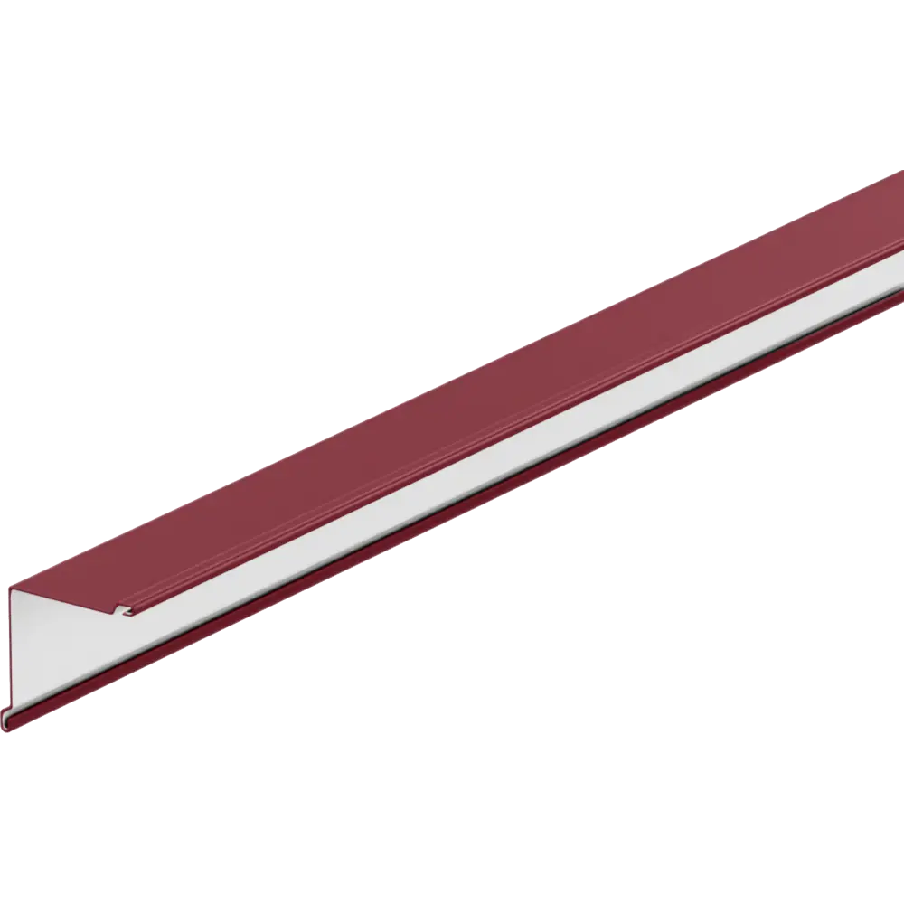 Планка угла наружного 50x50x2000 мм 0.4 мм RAL 3005 вишневый ВЕГА STLM-2152649