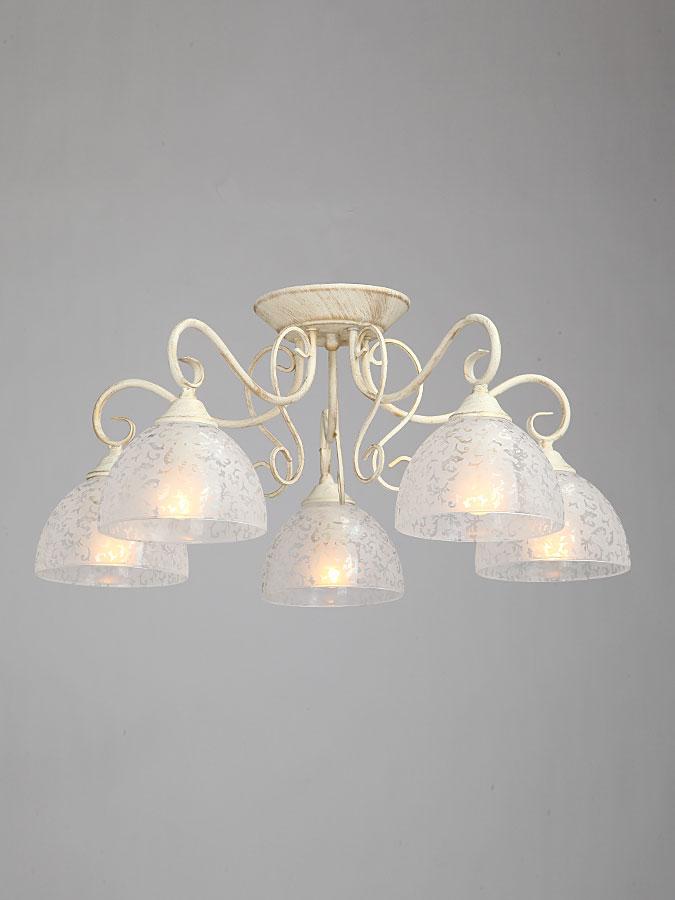 Потолочная люстра Vitaluce V3541-3/5PL VITALUCE ДИЗАЙНЕРСКИЕ 194187 Белый  - Вид №1