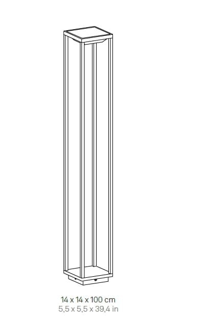 Солнечная напольная лампа для наружного освещения Zafferano Solar ARCH-00140486 - Вид №3