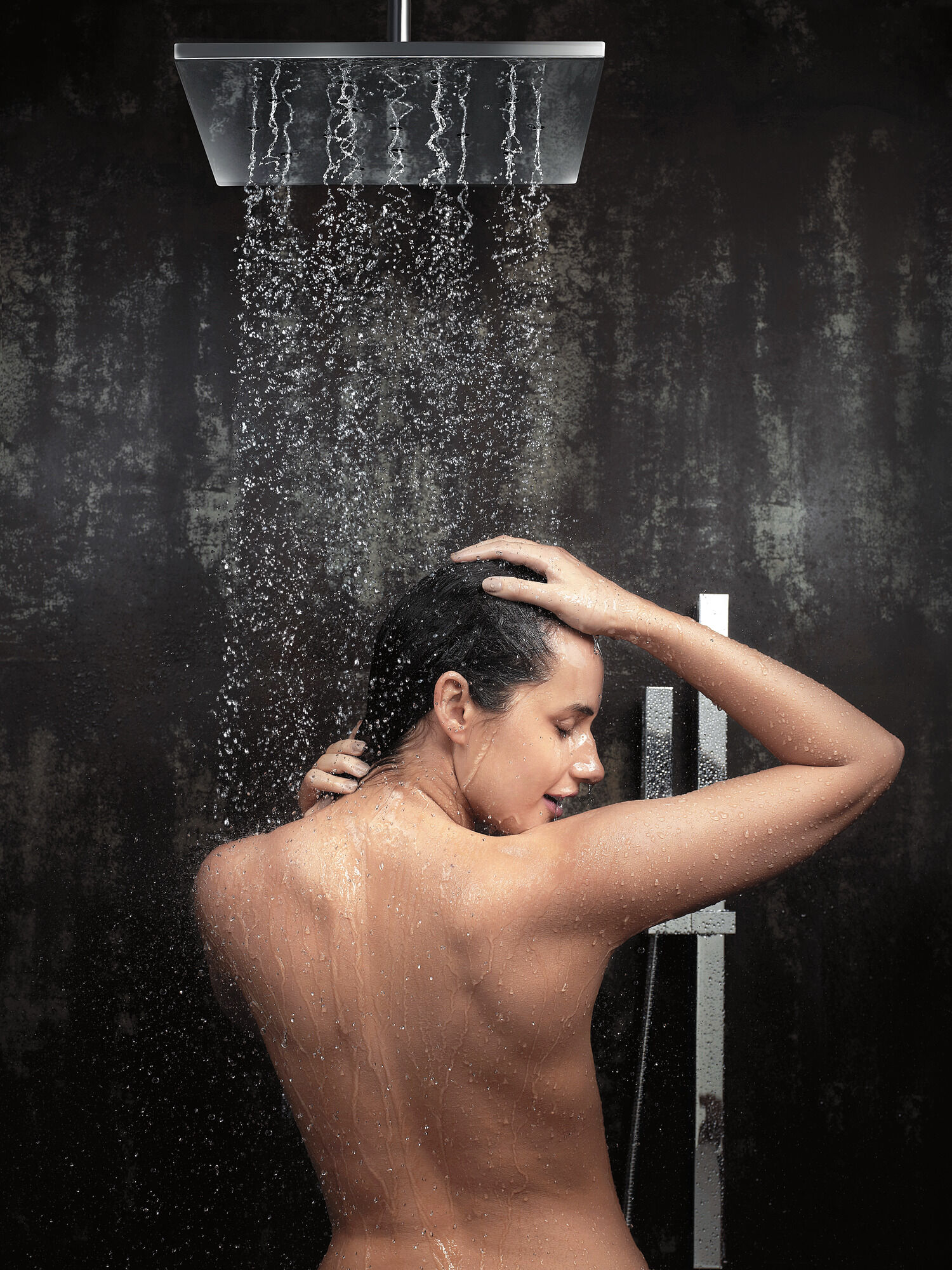 51567-PN H2Okinetic® Ручной душ с раздвижной штангой с одинарной настройкой Delta Faucet Universal Showering Полированный никель  - Вид №9