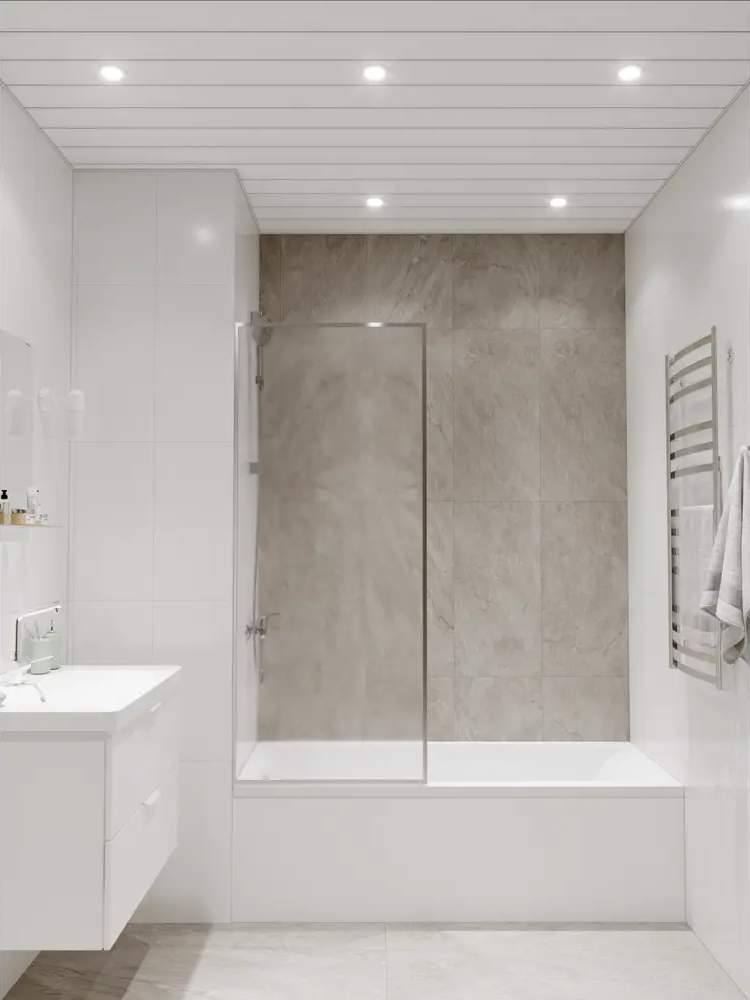 БАРД | Алюминиевые рейки для стильных потолков 3x1 м 15382363